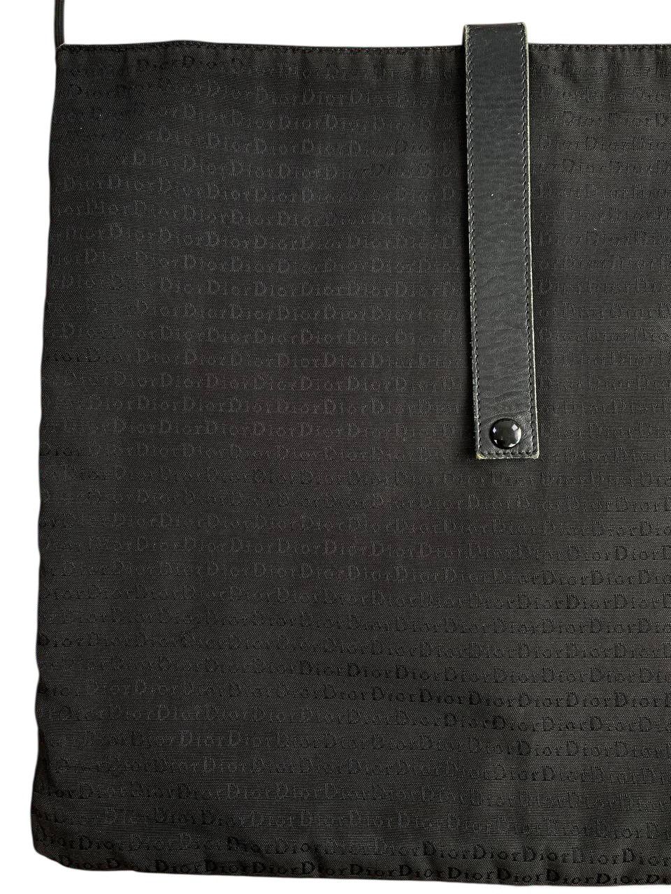 Dior 2000’s Dior Monogram Black Square Shoulder Bag Size ONE SIZE - 13 Thumbnail