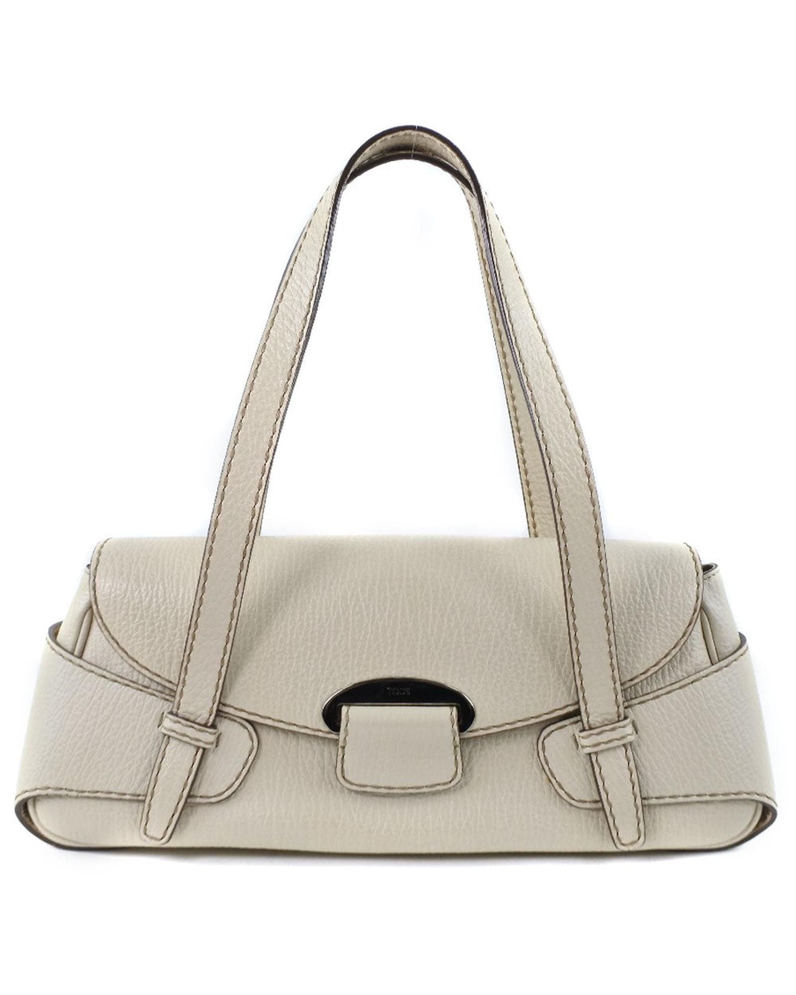 image of Tods Beige Leather Handbag, Women's