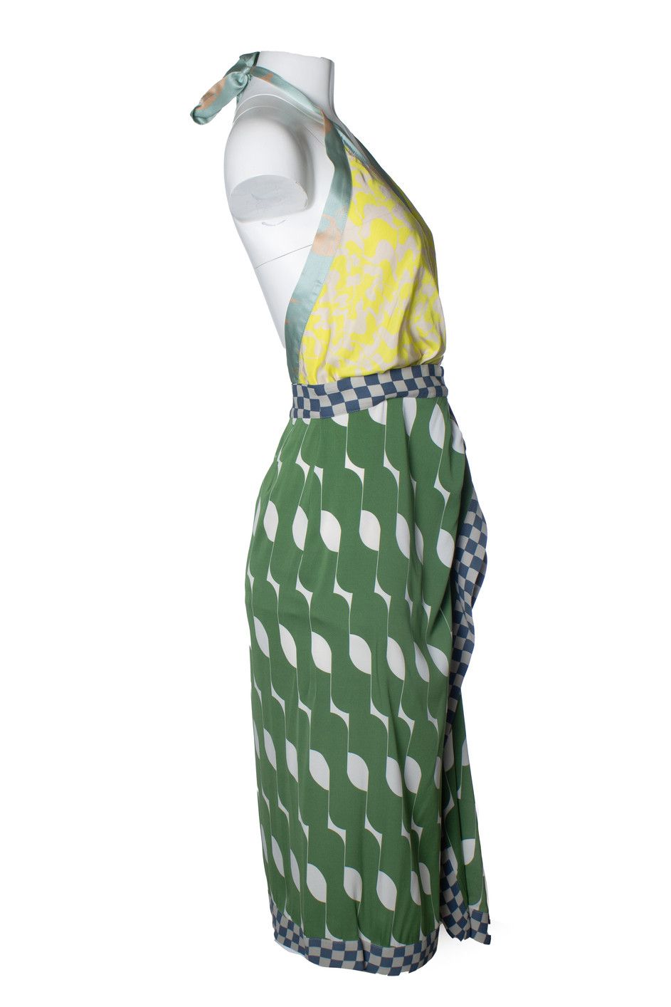 Dries Van Noten Dries van Noten, midi halter dress with print Size S / US 4 / IT 40 - 2 Thumbnail