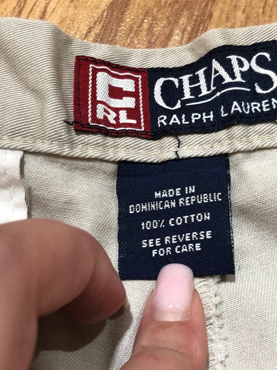 Chaps Ralph Lauren Vintage Chaps Ralph Lauren 100% Cotton Casual Pants Size 36 Size US 36 / EU 52 - 4 Thumbnail