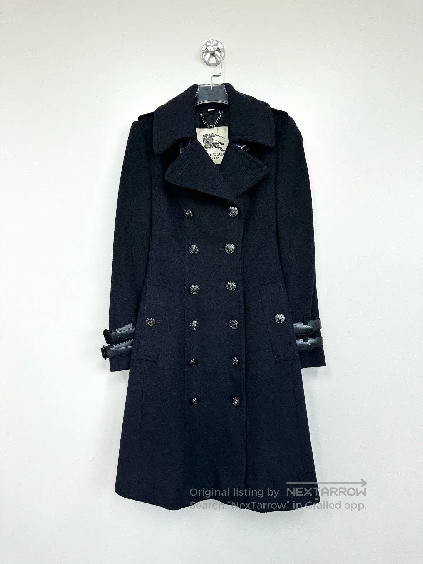 Burberry Burberry Classic Black Wool Coat. Size XXS / US 00 / IT 34 - 1 Thumbnail