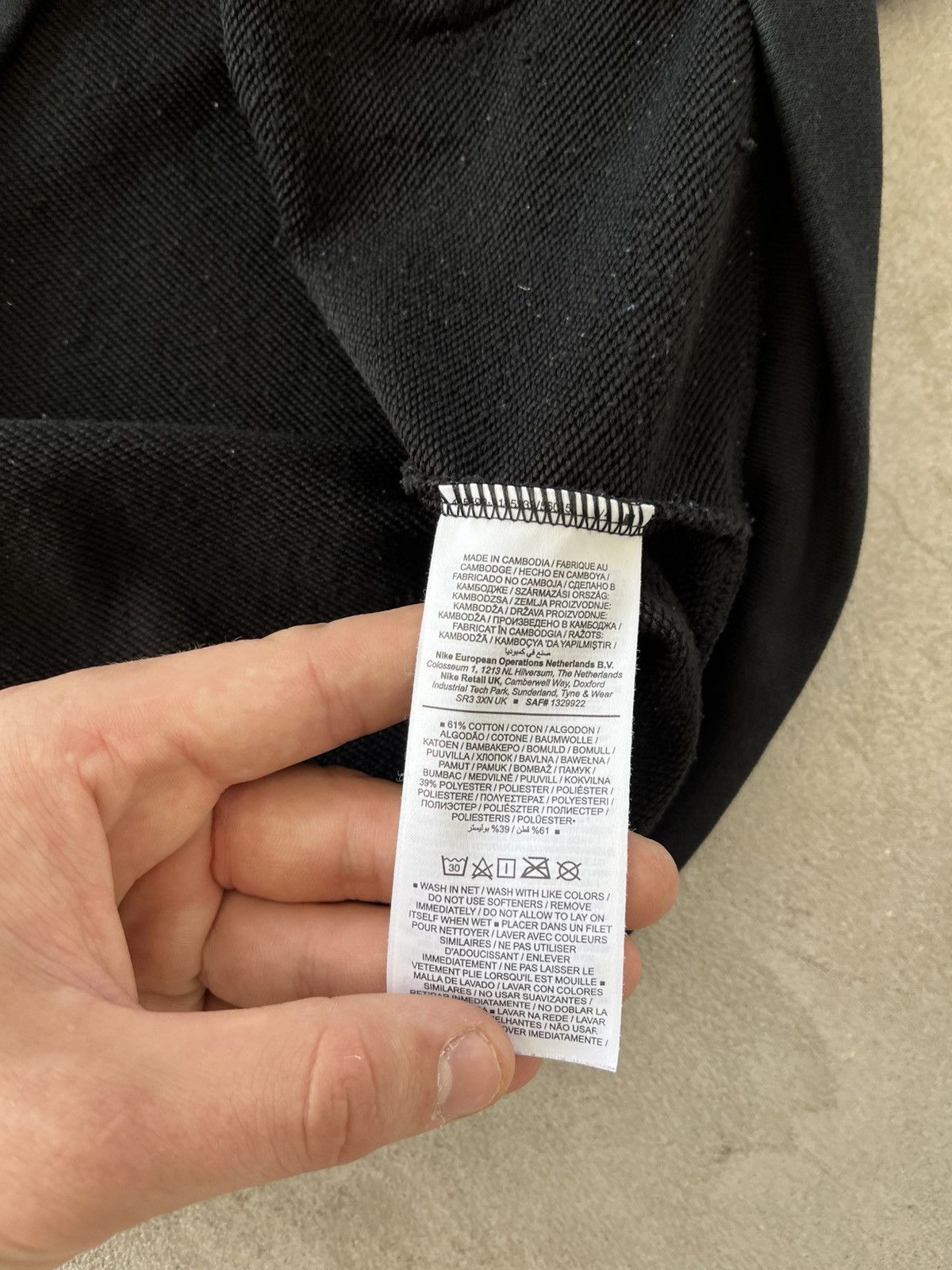 Nike Vintage Nike Zip Hoodie Sportswear Tech Fleece Style Black Size US XL / EU 56 / 4 - 10 Thumbnail