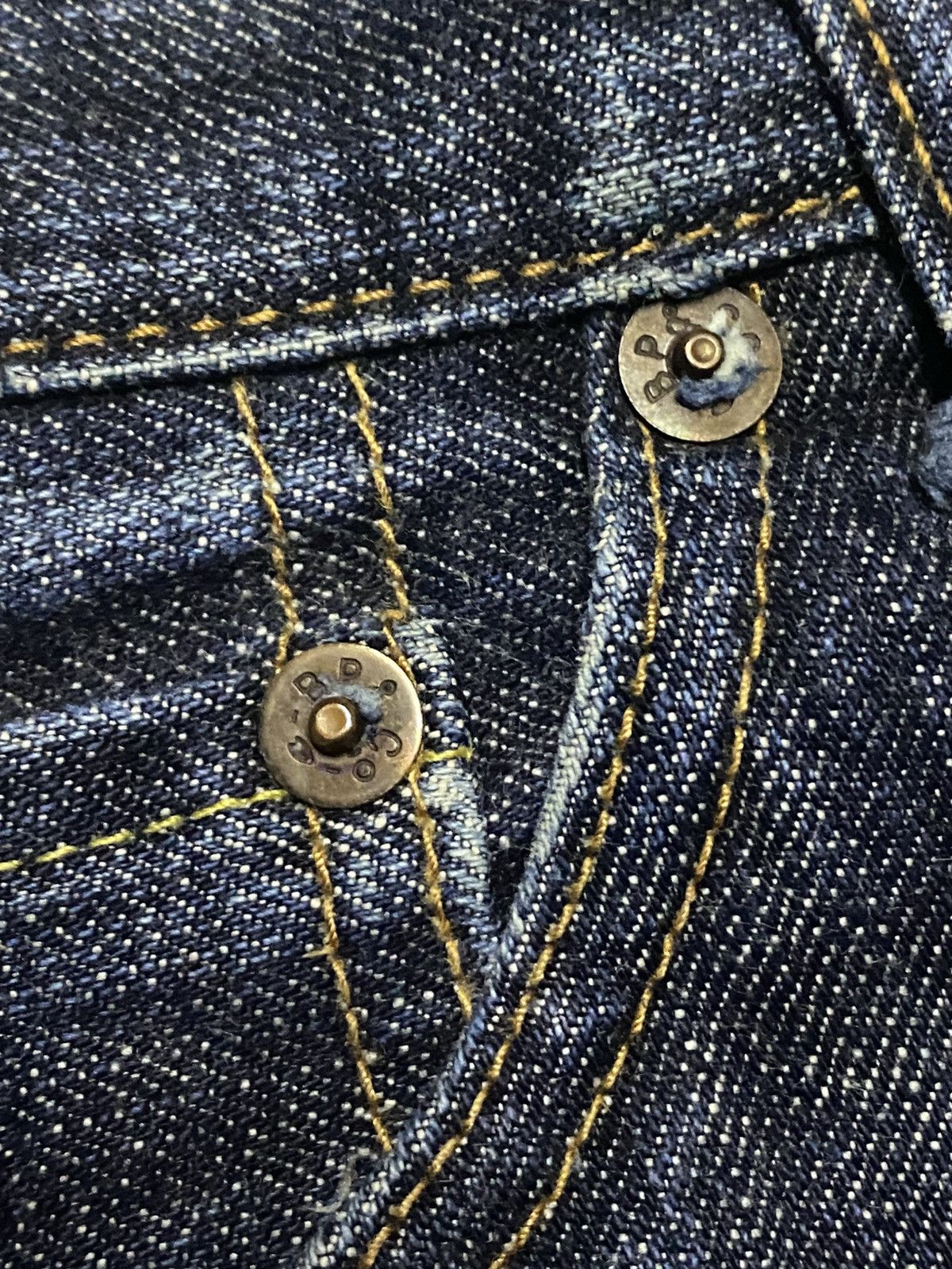 Burgus Plus Vintage Japan Brand Burgus Plus Blue Wash Flare Jeans Size US 29 - 10 Thumbnail