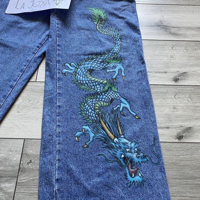 Jnco Vintage 90s Jnco Jeans Dragon Crazy Design | Grailed