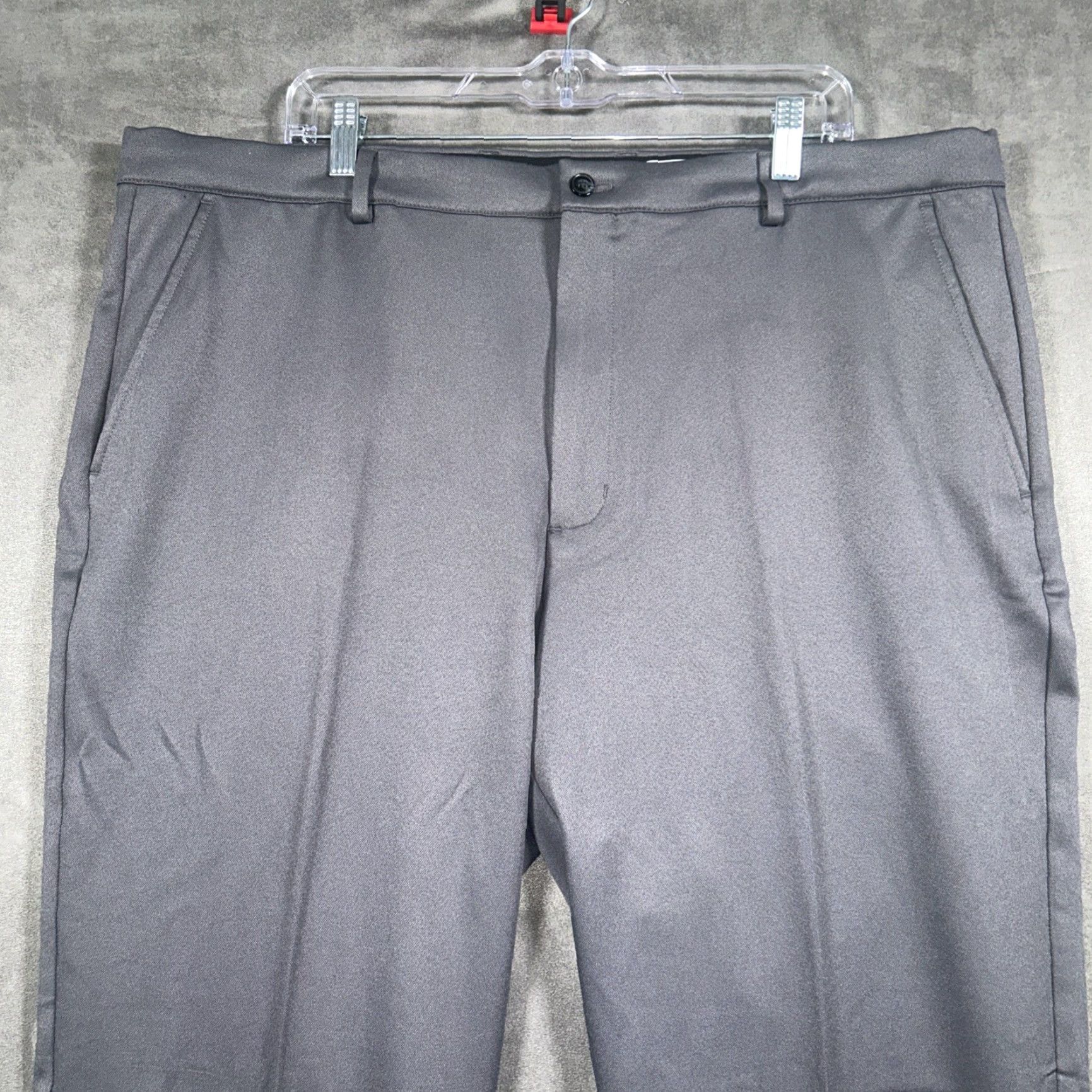 Vintage Greg Norman Pants Men 40x30 Gray Straight Performance Tech Chino Pan ts Size US 40 / EU 56 - 2 Thumbnail