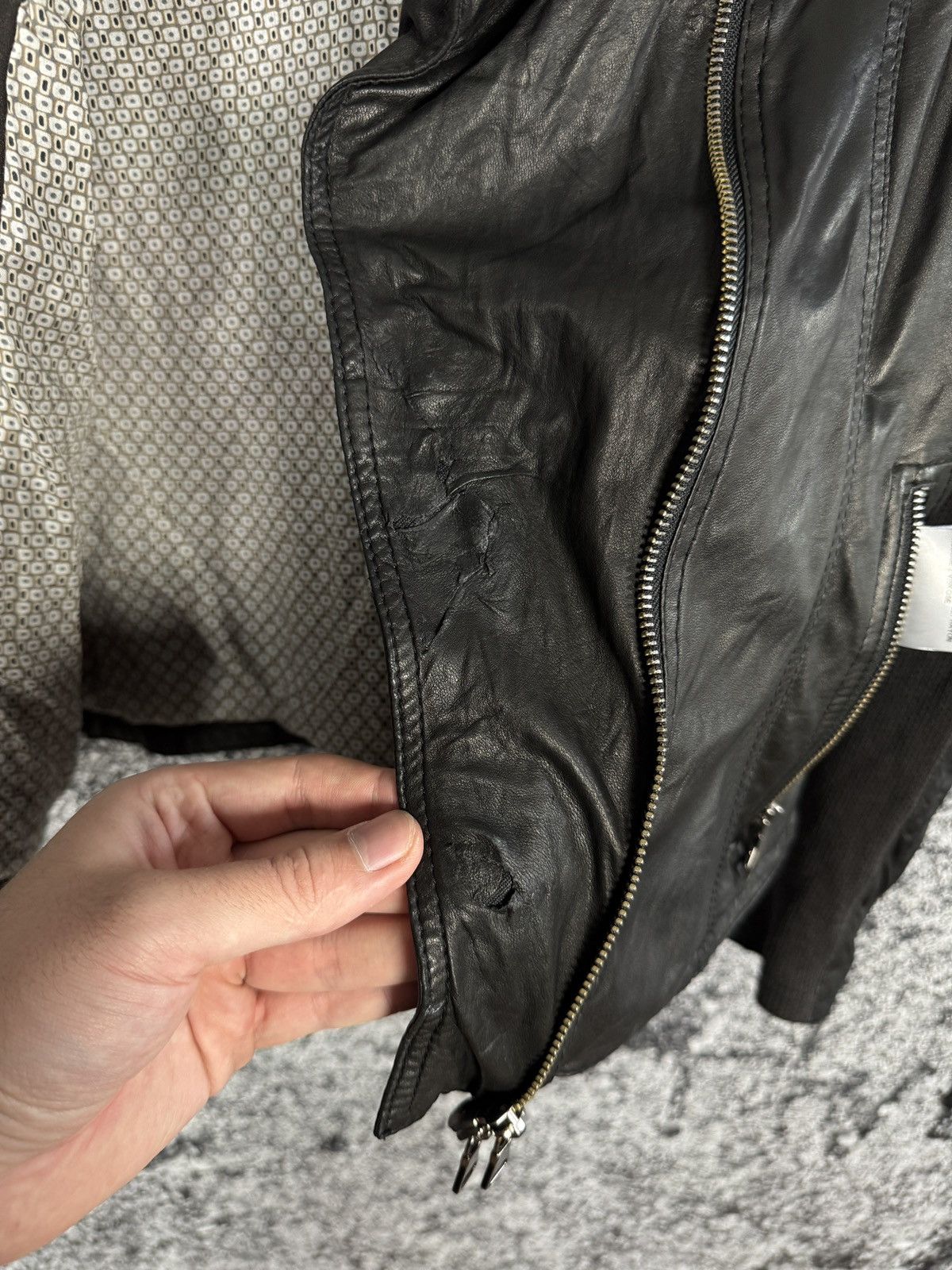 Gimo's Women’s GIMO’S Leather Jacket Italy Luxury Size 46 Size L / US 10 / IT 46 - 18 Thumbnail