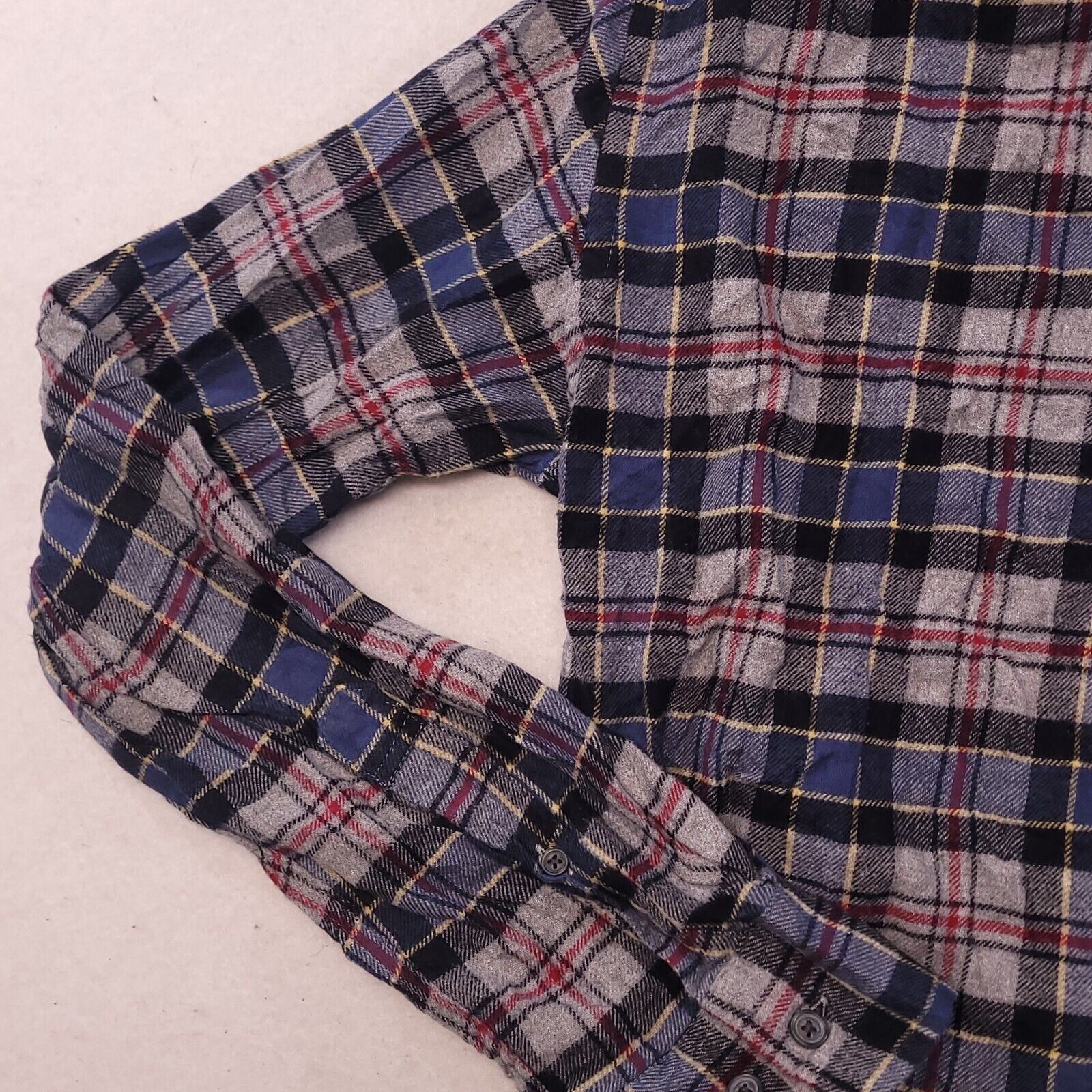 Croft & Barrow Croft & Barrow Tartan Flannel Shirt Mens Size S Blue Gray Size US S / EU 44-46 / 1 - 5 Thumbnail