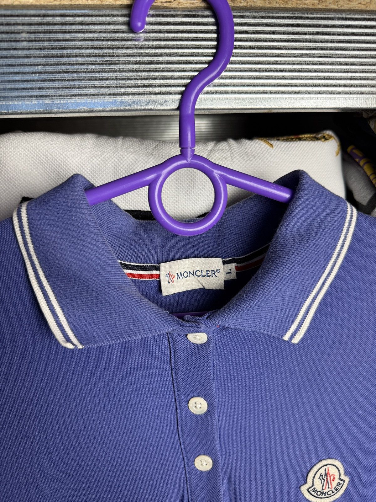 Moncler Moncler Tee T-Shirt Polo Maglia Size L / US 10 / IT 46 - 7 Thumbnail