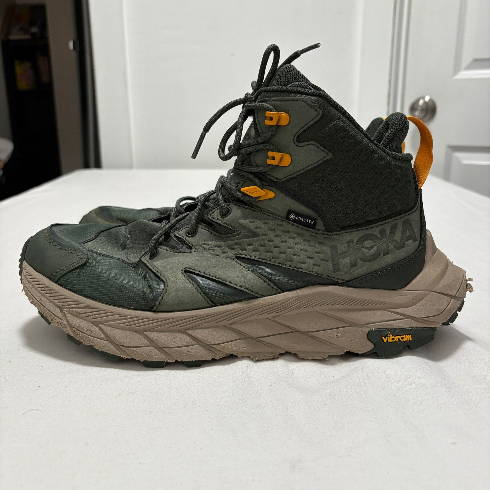 Hoka Hoka Anacapa Mid Gore-Tex Hiking Shoes Thyme Size 10D Size US 10 / EU 43 - 3 Thumbnail