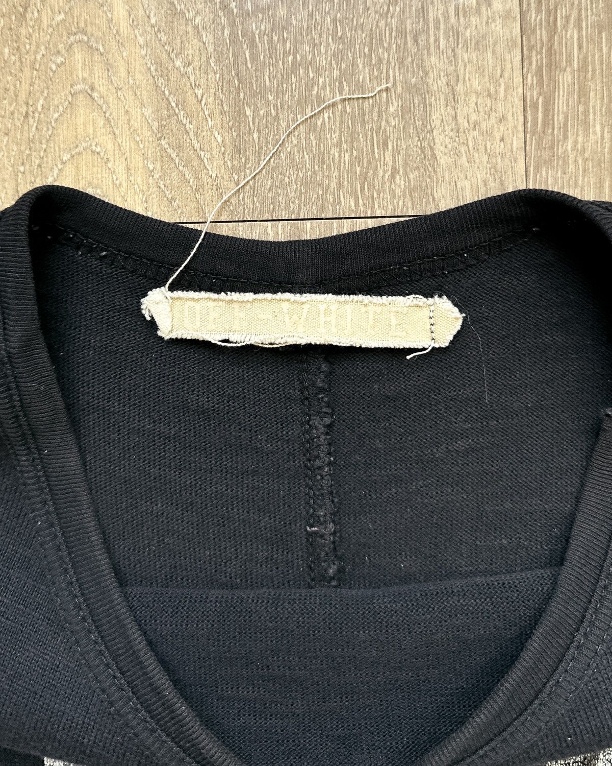 Off-White Off White Waves T Shirt Black Men’s S Virgil Abloh Archive Size US S / EU 44-46 / 1 - 7 Thumbnail