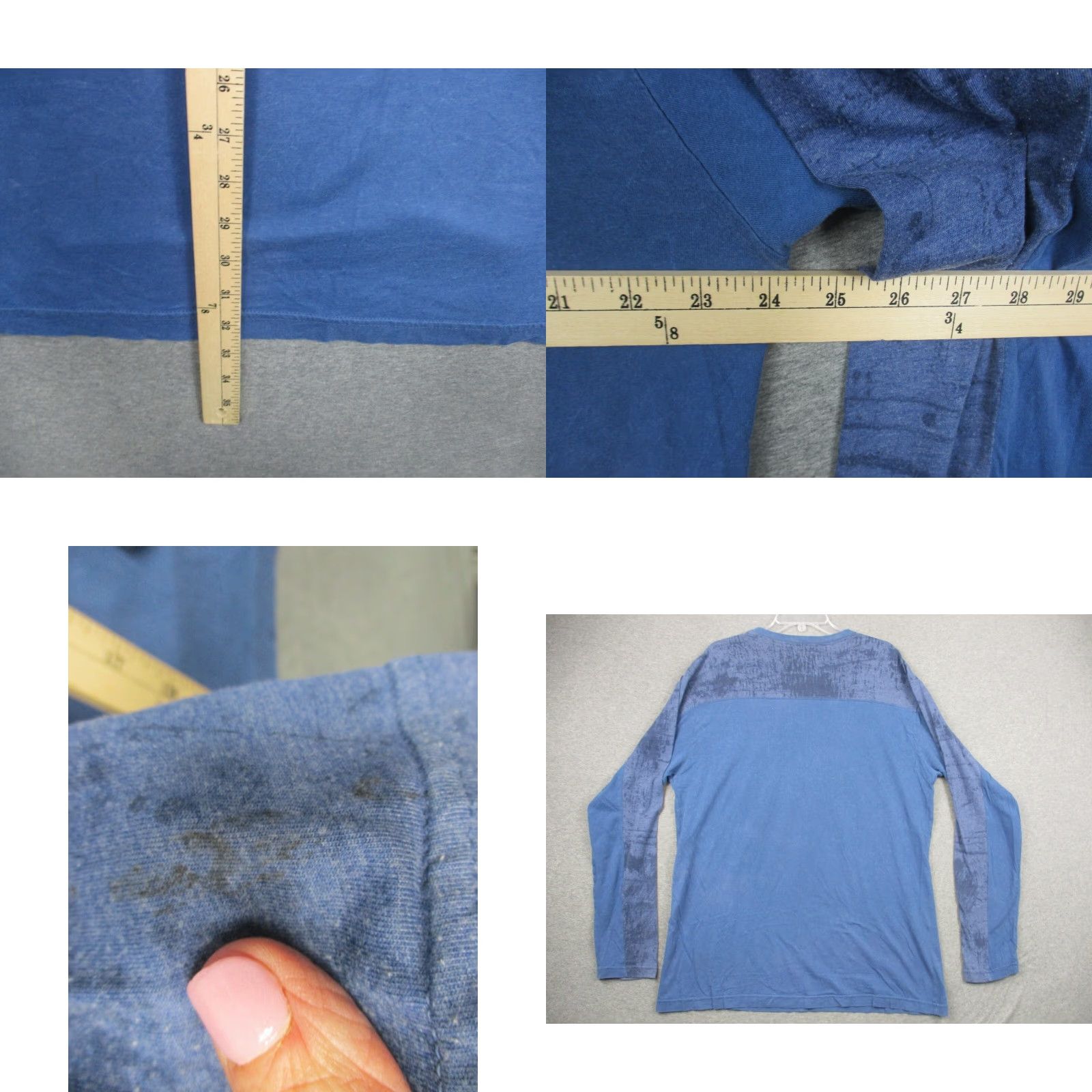 Affliction Affliction Live Fast Shirt XXL Blue Vintage Long Sleeve Shirt Y2K Mens Size US XXL / EU 58 / 5 - 8 Thumbnail