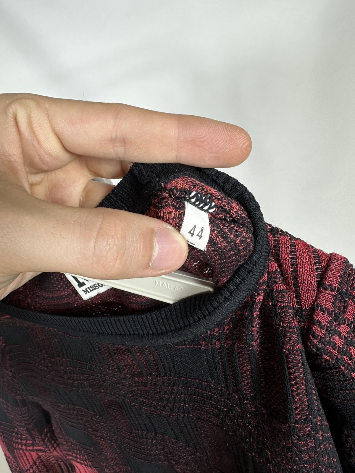 Missoni Missoni Top T-Shirt Check Pattern Size M / US 6-8 / IT 42-44 - 8 Thumbnail