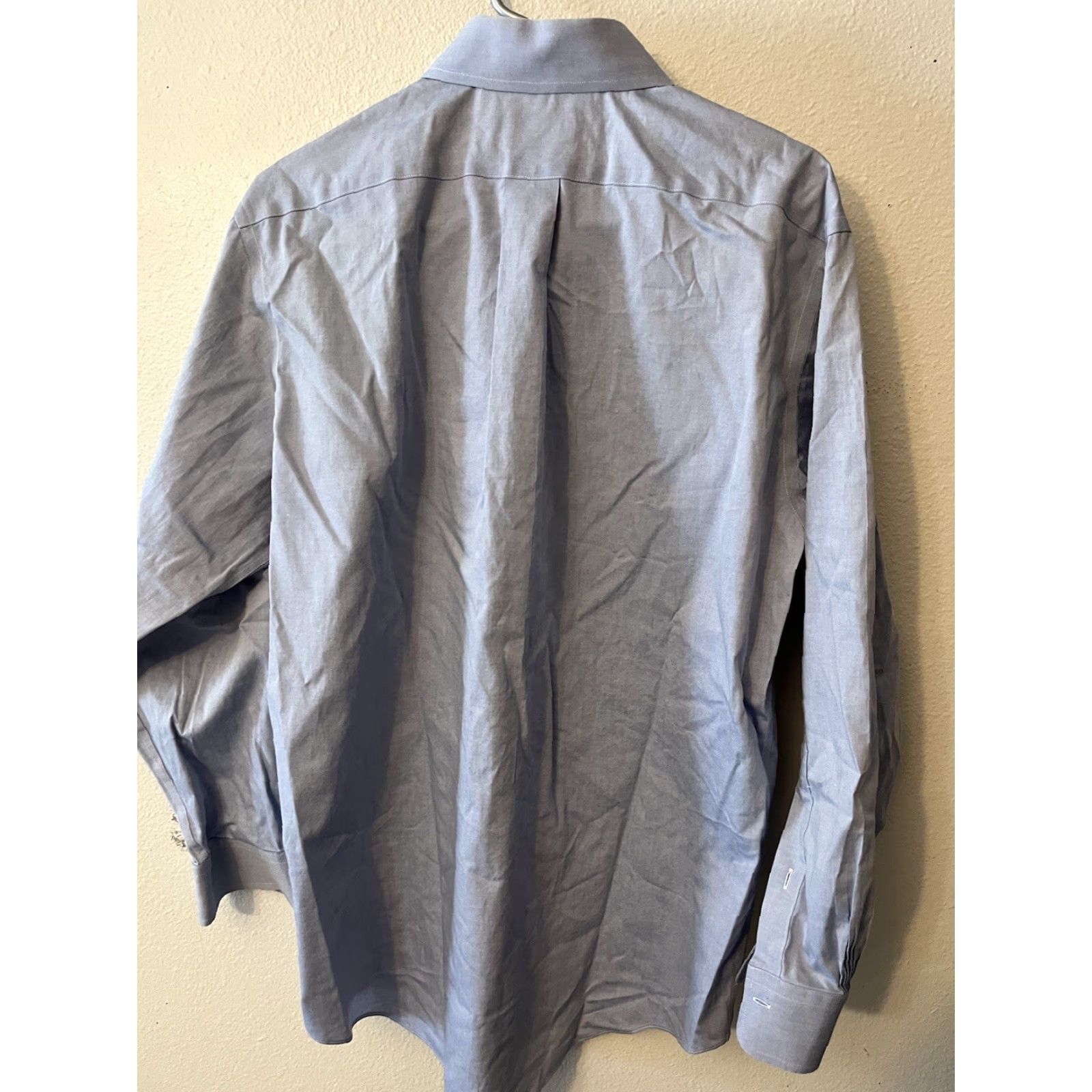 Brooks Brothers VINTAGE Brooks Brothers 346 Dress Shirt Mens 15.5 Blue White Non-Iron Button-Down Collar Reg Cuff Classic Size 42R - 3 Thumbnail