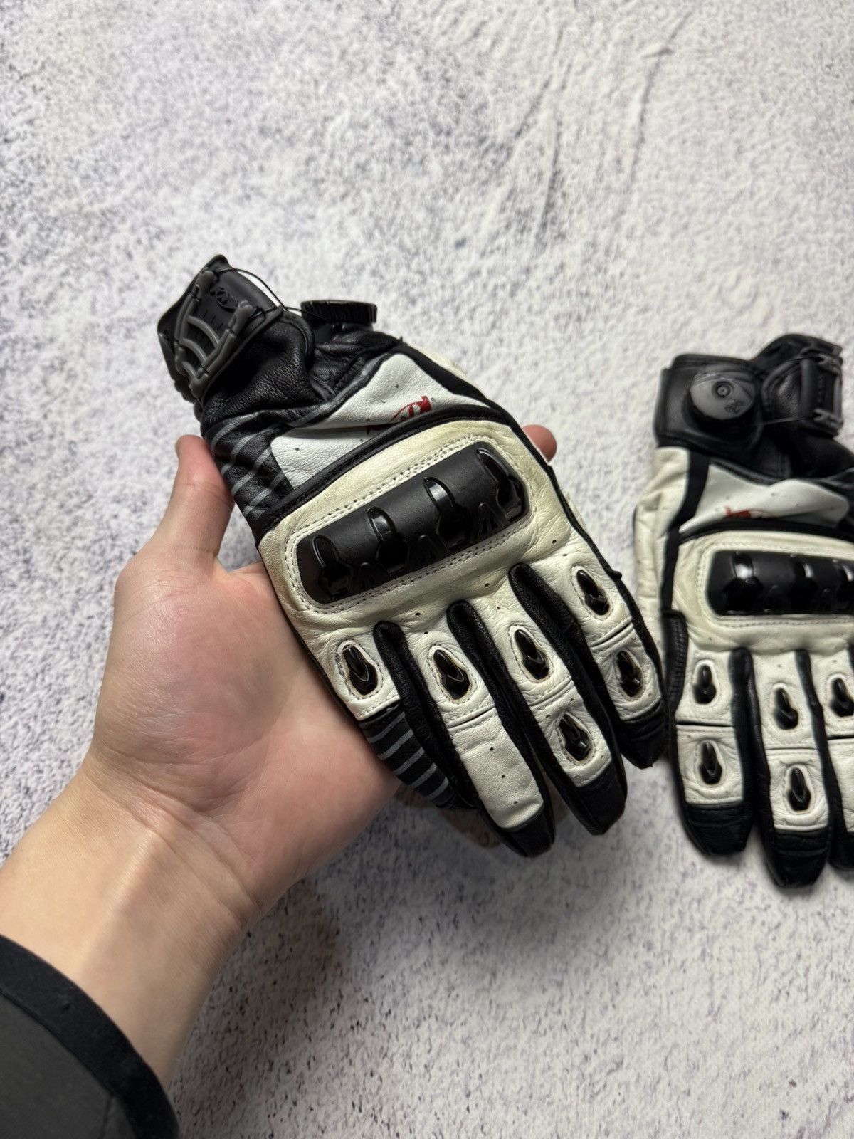 Japanese Brand Vintage Motorcycle Gloves Knox Avant garde Y2K Size ONE SIZE - 3 Thumbnail