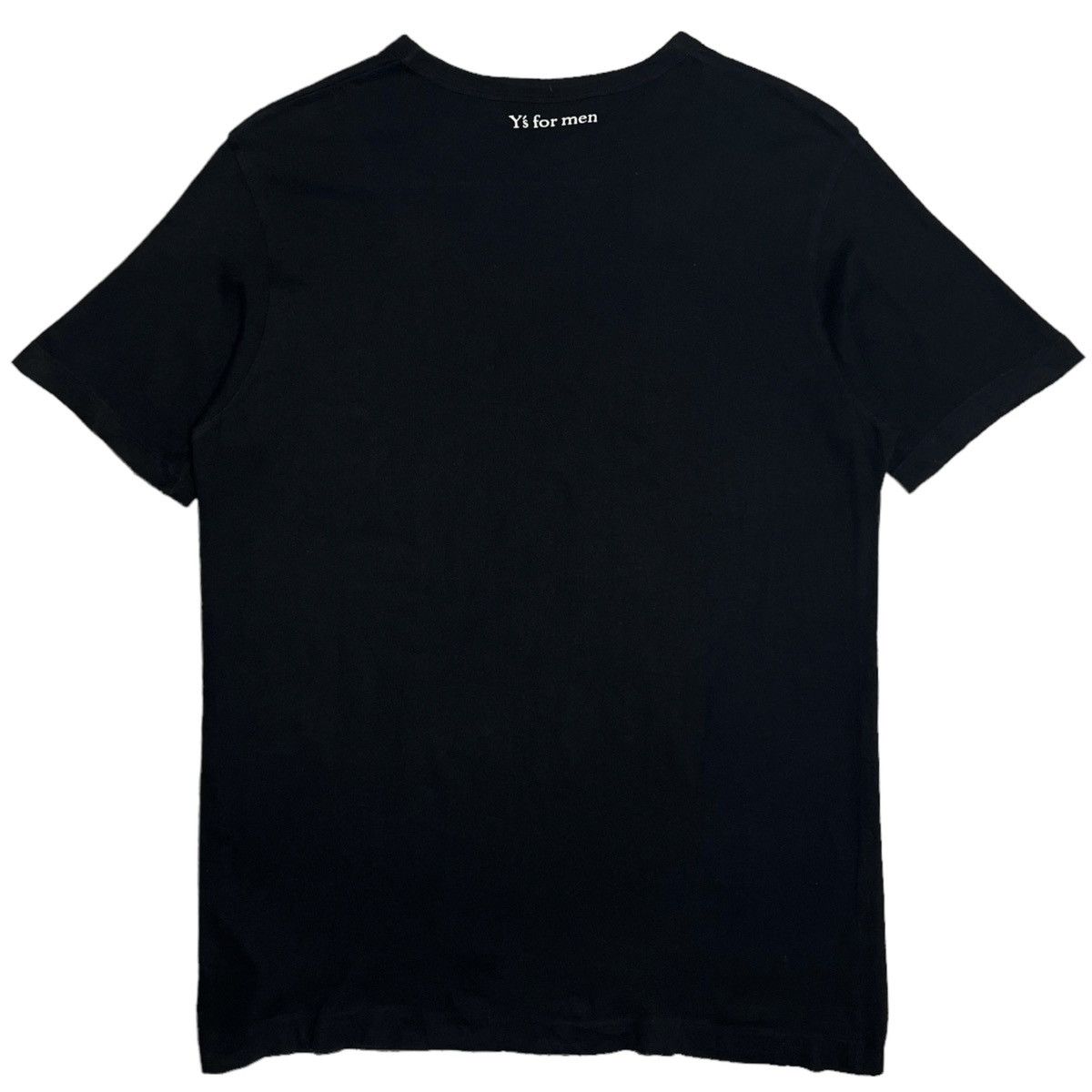 image of Y's By Yohji Yamamoto Tee in Black, Men's (Size Large)