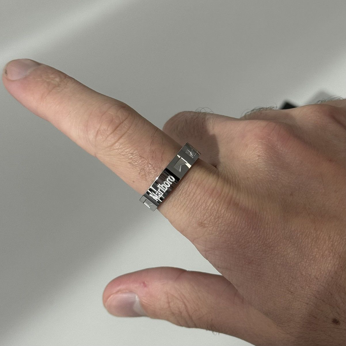 Marlboro Marlboro ring silver Size ONE SIZE - 5 Thumbnail