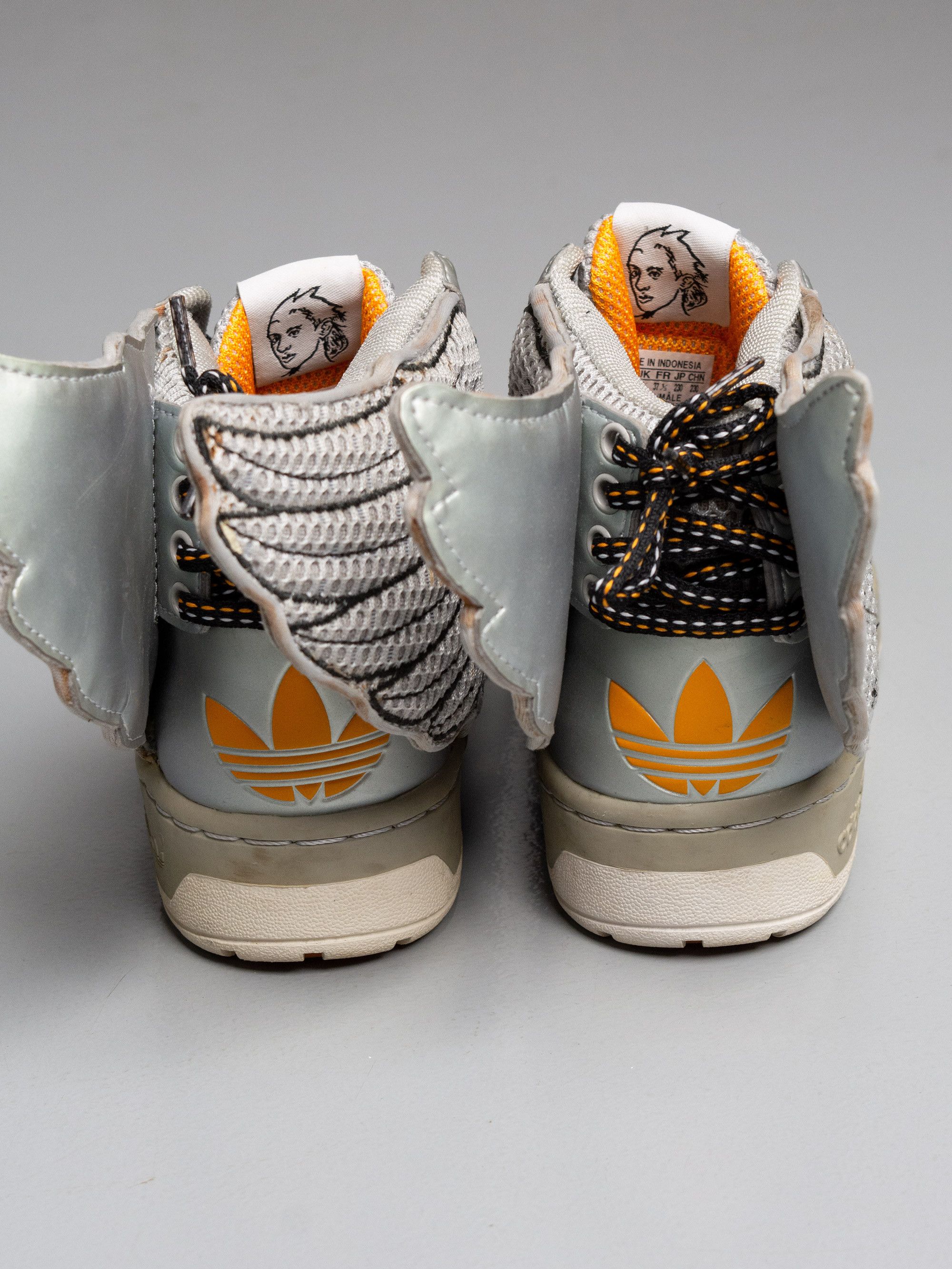 Adidas × Jeremy Scott adidas X Jeremy Scott AW12 JS Wings "Mesh" Metallic Silver Size US 5 / EU 37 - 6 Thumbnail