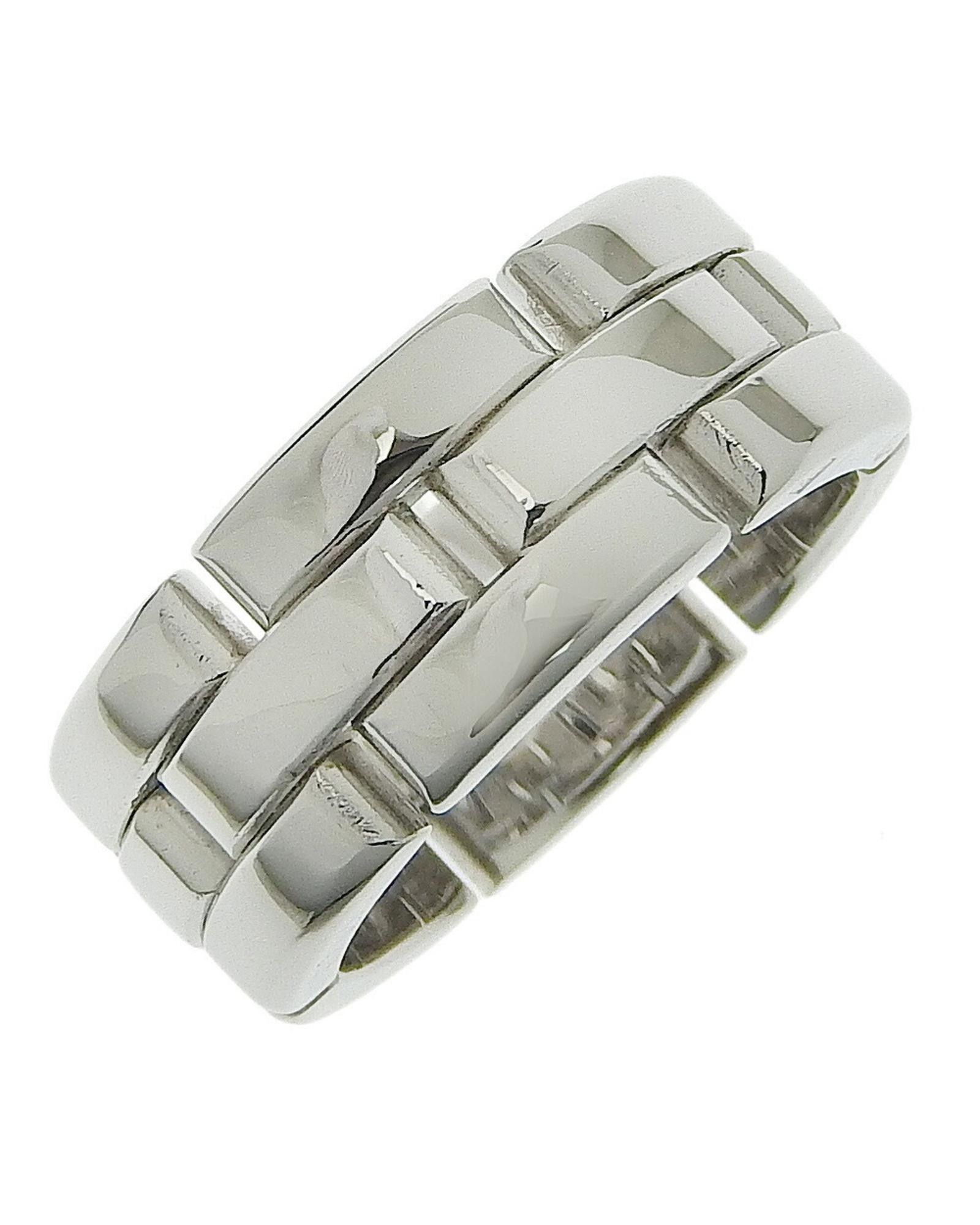 image of Sophisticated And Elegant Cartier Maillon Panthere In White Gold, Women's