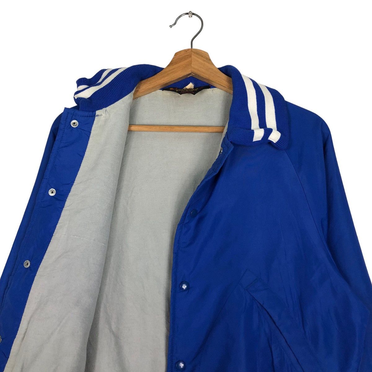 Japanese Brand 🔥Vintage Bomber Jacket Satin Dunbrooke USA Big Logo Size US S / EU 44-46 / 1 - 10 Thumbnail