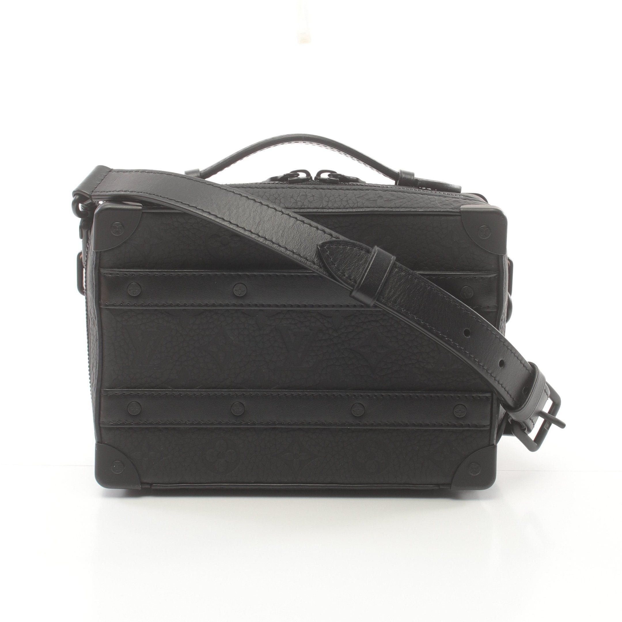 Louis Vuitton Louis Vuitton Handle Soft Trunk Monogram Taurillon Shoulder Bag Leather Black Size ONE SIZE - 1 Thumbnail