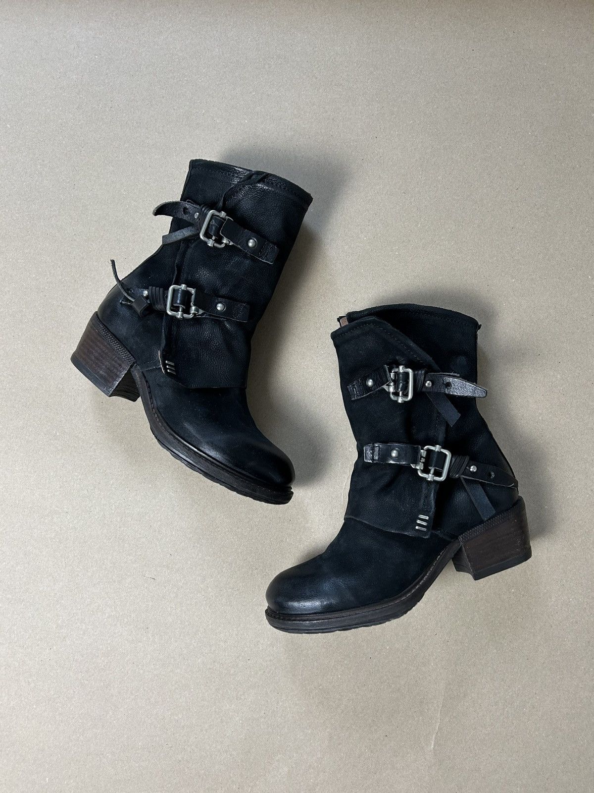 Japanese Brand So sick leather AS 98 biker boots Size US 6.5 / IT 36.5 - 5 Thumbnail