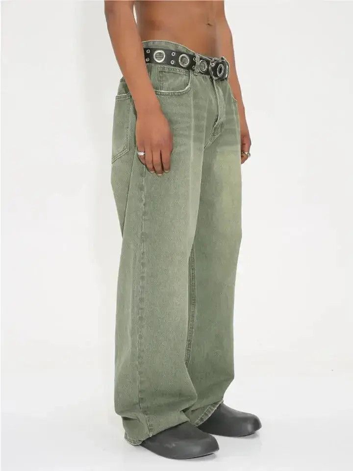 Japanese Brand Distressed washed y2k baggy pants jeans Size US 32 / EU 48 - 6 Thumbnail