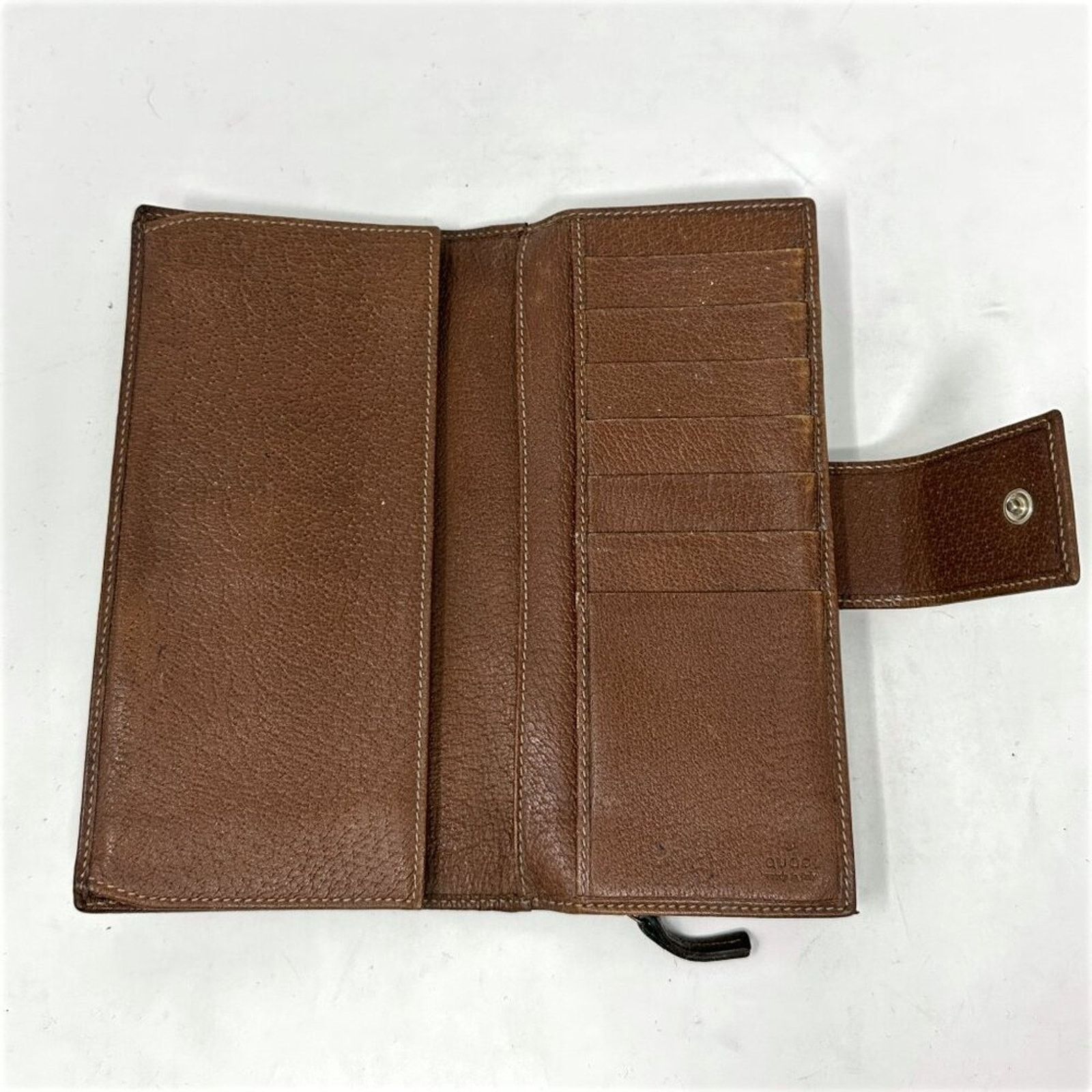 Gucci Gucci Denim GG Monogram Canvas and D-Ring Leather Wallet Size ONE SIZE - 9 Thumbnail