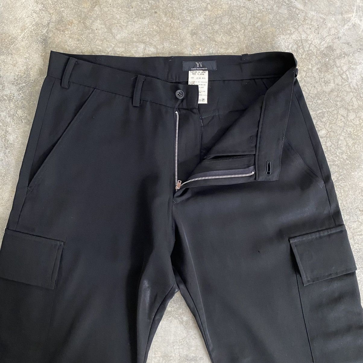 Yohji Yamamoto SS08 Runway Y’s Yohji Yamamoto Wool Gabardine Cargo Pants Size US 32 / EU 48 - 2 Thumbnail