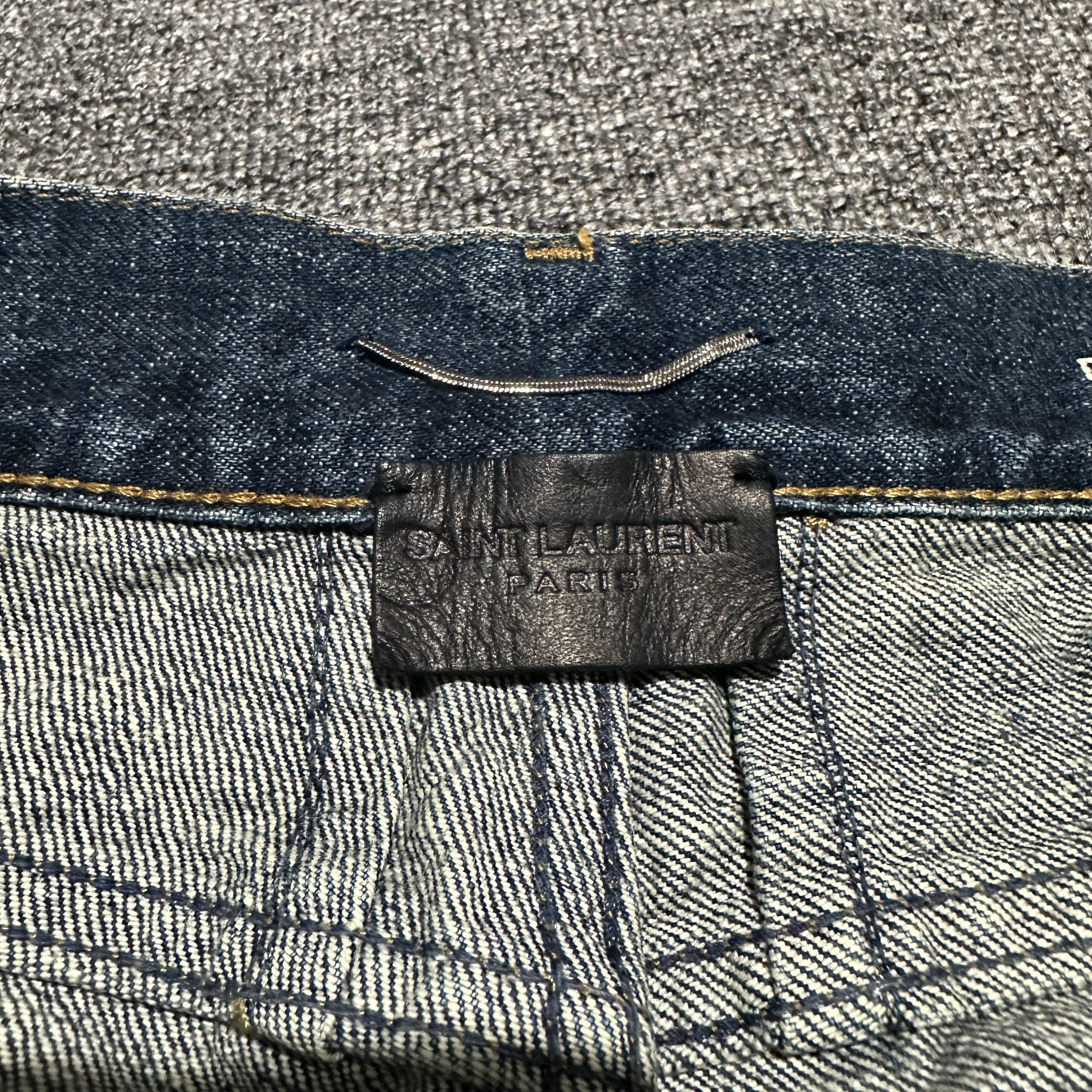 Hedi Slimane × Saint Laurent Paris Saint Laurent Selvedge Denim Size US 30 / EU 46 - 9 Thumbnail