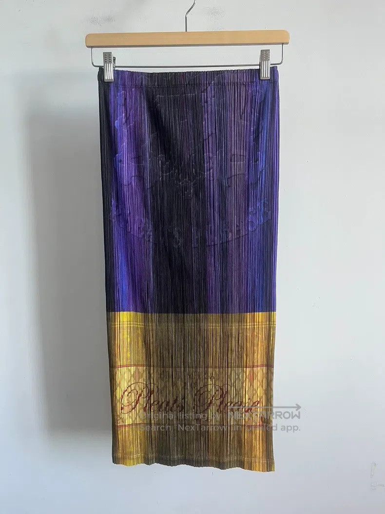 Issey Miyake Issey Miyake size:3 Color Block Midi Skirt Size 22" - 1 Thumbnail