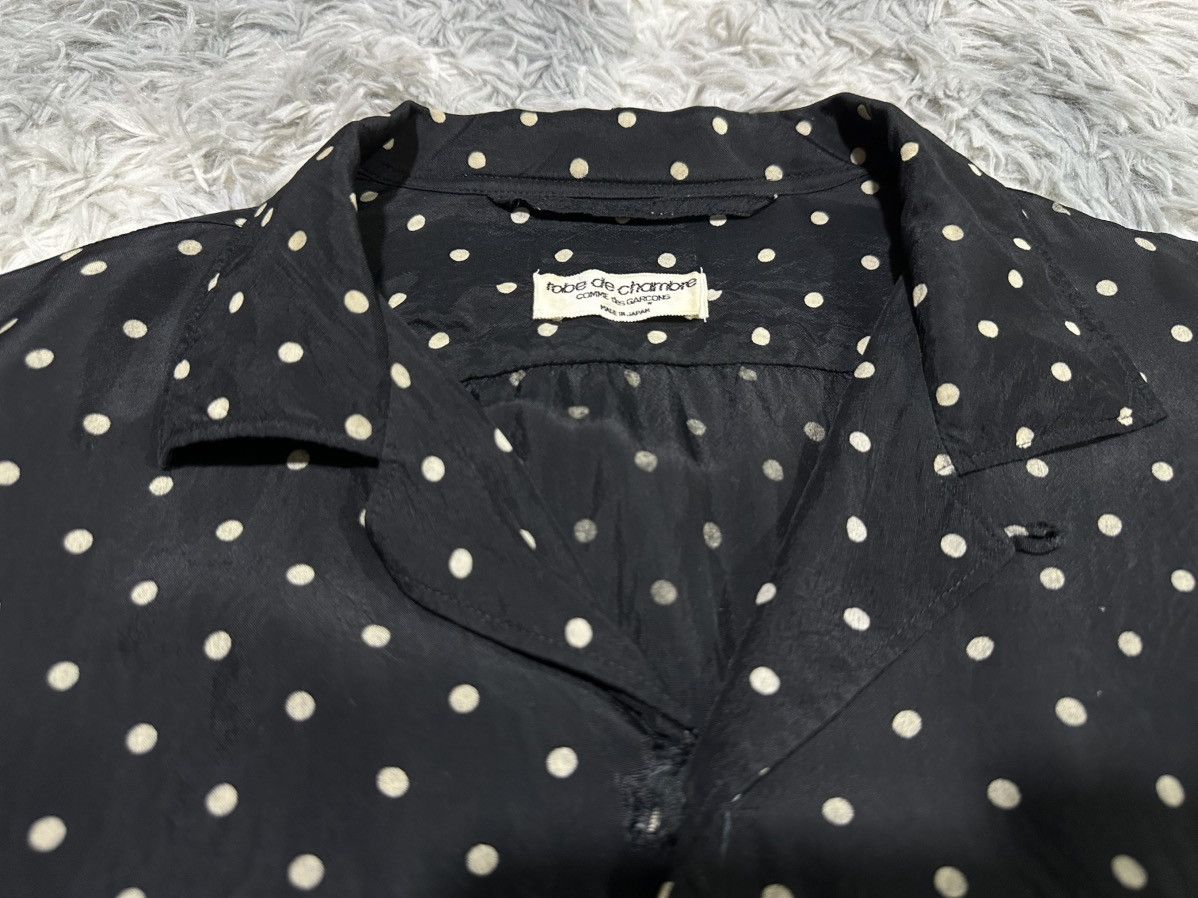 Comme des Garcons 🔥90s Archived Robe De Chambre Comme Des Garcons Dot Shirt Size US XXL / EU 58 / 5 - 5 Thumbnail