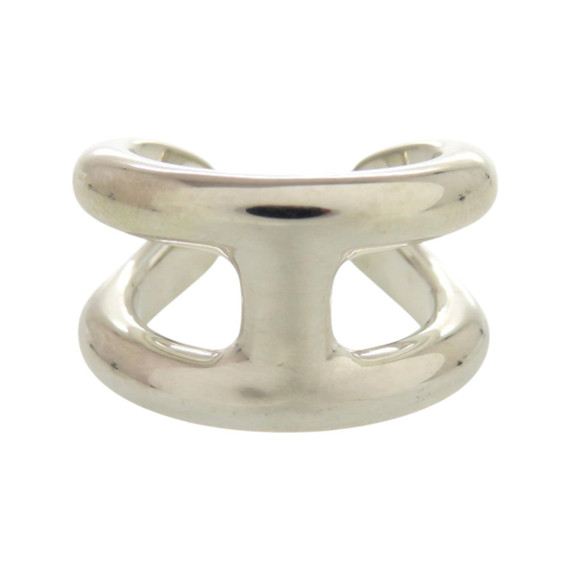 Hermes Like new Hermès Osmos PM 25X016861, 925 silver, approximately size 12, silver ring, 0579, HERMES Size ONE SIZE - 1 Thumbnail