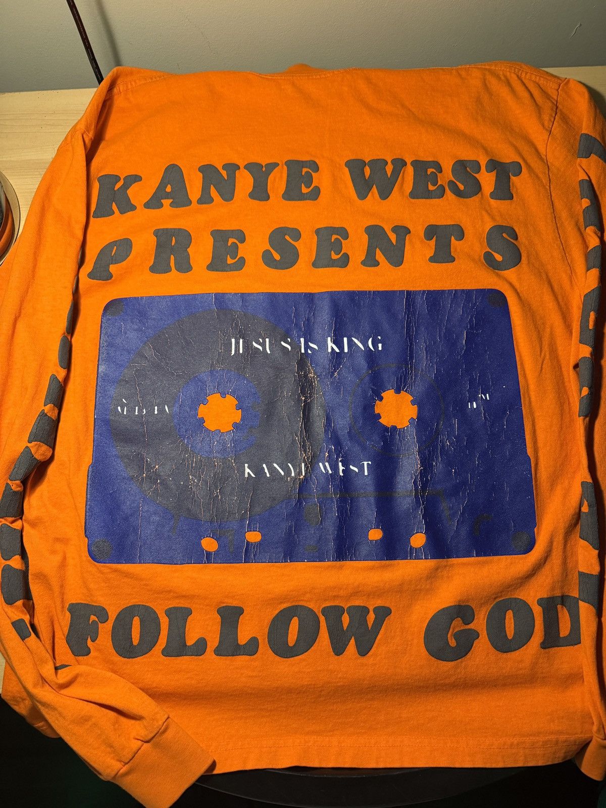 Kanye West × Yeezy Kanye West Jesus Is King Follow God Long Sleeve