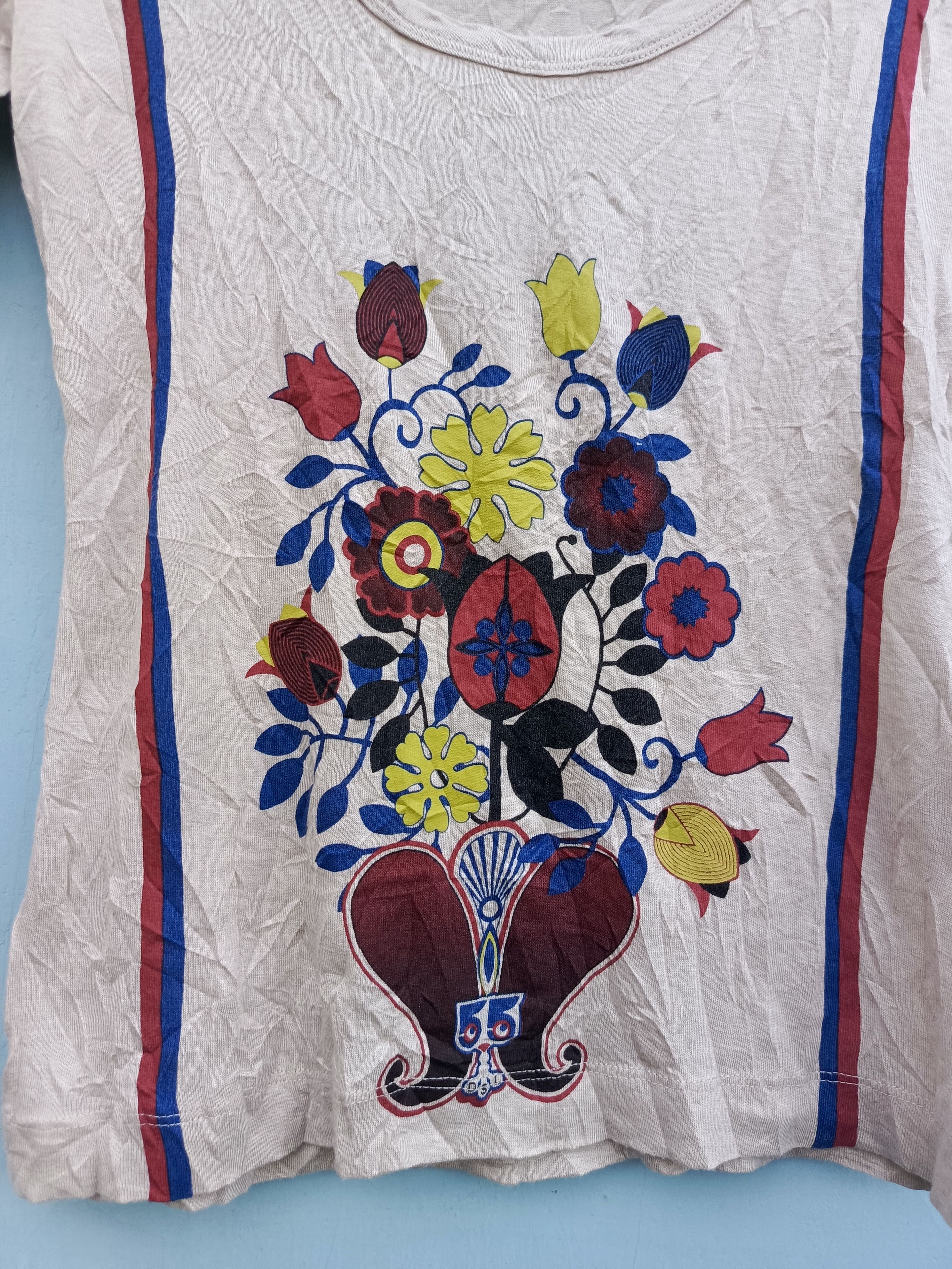 55DSL 55DSL Women’s Graphic Shirt – Unique Floral Design Size S / US 4 / IT 40 - 2 Thumbnail