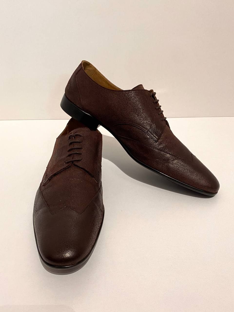 Hermes Hermes Oxford Leather Lace Up Flats Classic Formal Shoes Size US 11 / EU 44 - 3 Thumbnail