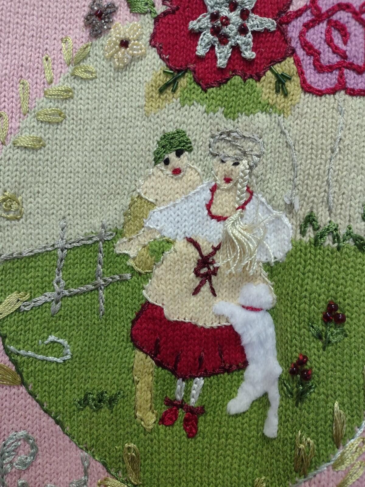 Other Storybook Knits Wrapped in Romance Floral Duster Cardigan L Size L / US 10 / IT 46 - 10 Thumbnail