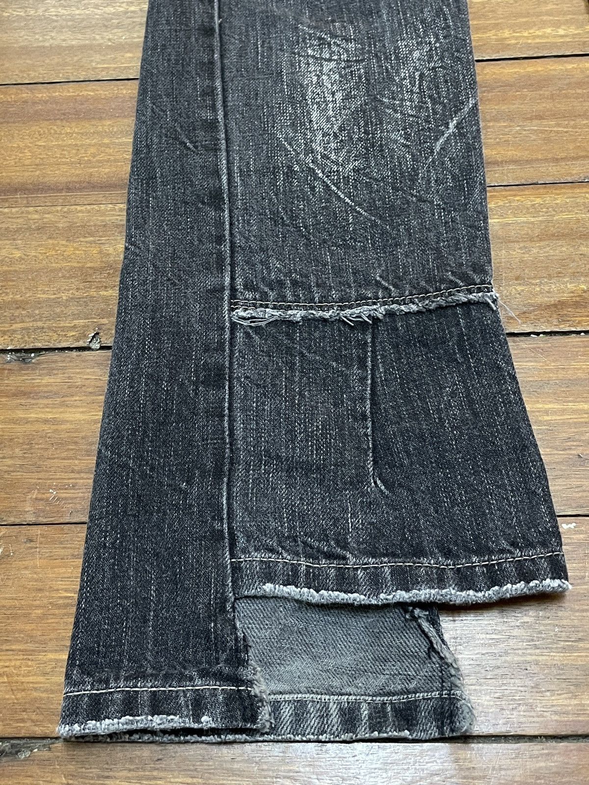 14th Addiction Rare Vintage Marithe Francois Girbaud Flared Jeans 1990s Size US 29 - 5 Thumbnail