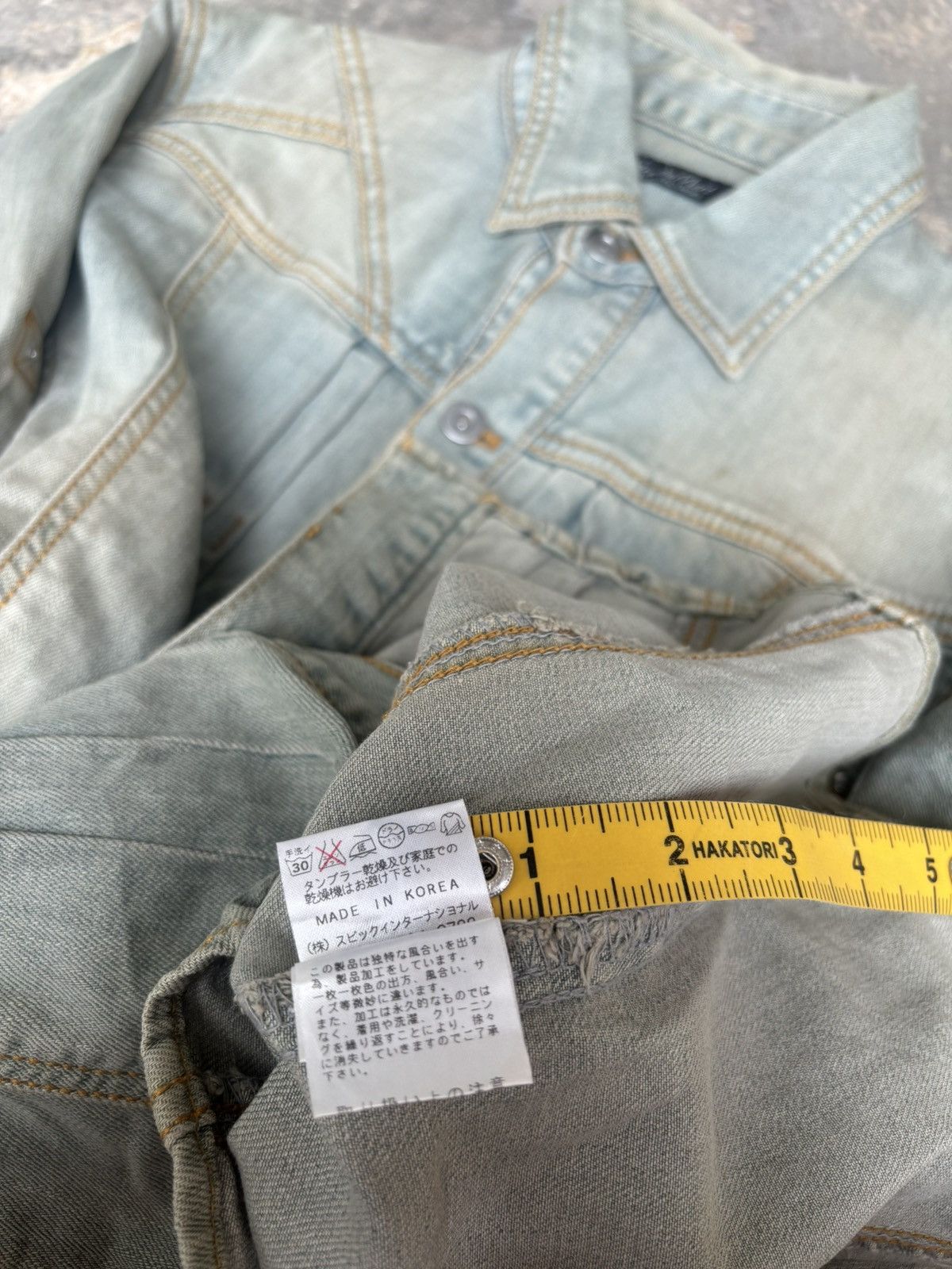 Tornado Mart Tornado Mart Refined Real Clothes Denim Jacket Size US M / EU 48-50 / 2 - 11 Thumbnail
