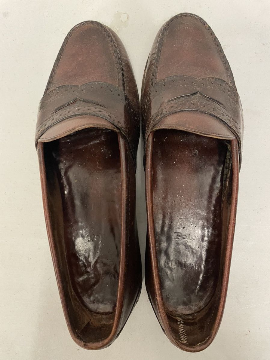 Polo Ralph Lauren × Vintage Leather Brogue Penny Loafer in Cordovan Size US 9 / EU 42 - 7 Thumbnail