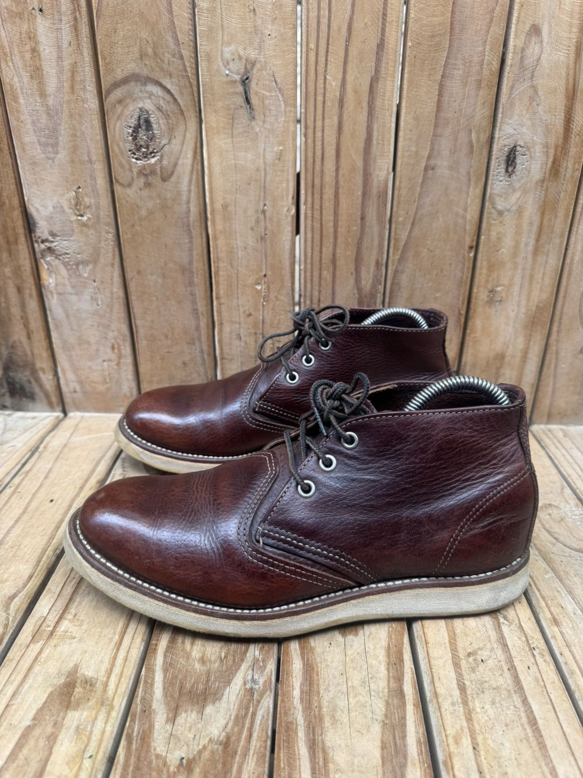 Red Wing Red Wing 3141 Chukka Brown leather boots EUR 40 UK 6.5 D Size US 7.5 / EU 40-41 - 18 Thumbnail