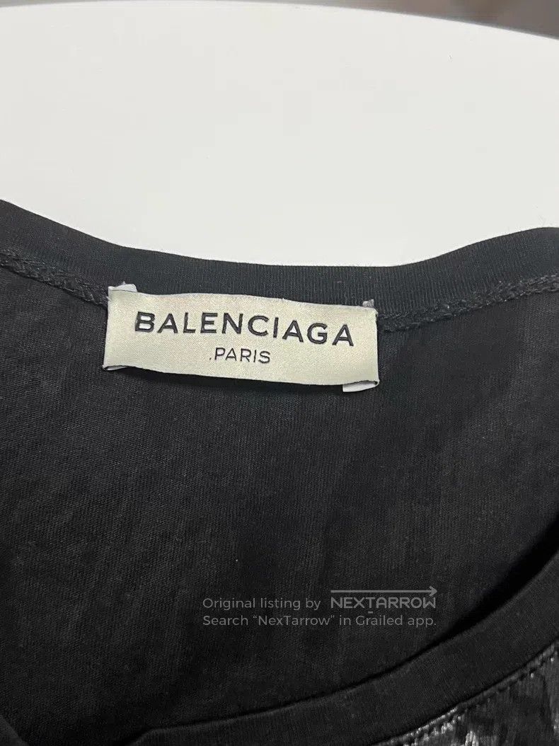 Balenciaga Balenciaga Wax process short sleeve Size US M / EU 48-50 / 2 - 2 Thumbnail