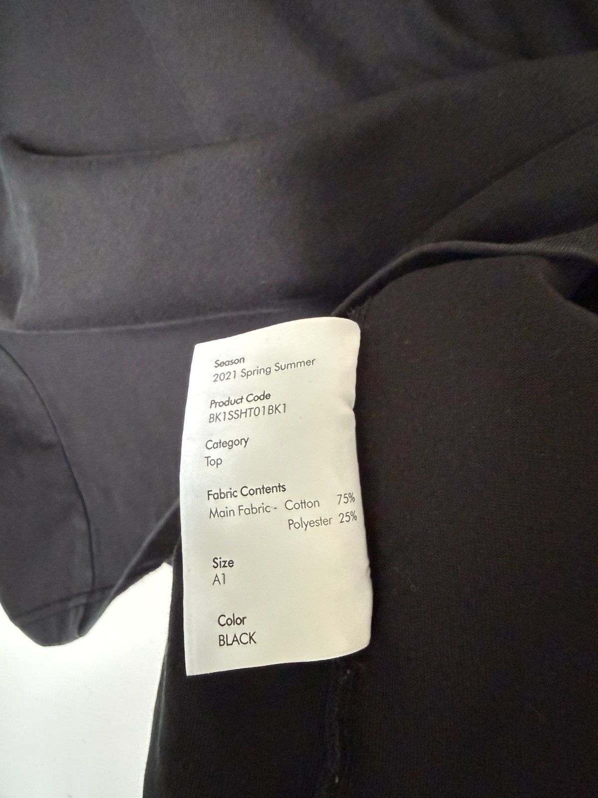 Ader Error Ader Error Black T shirt Top oversized Size US S / EU 44-46 / 1 - 7 Thumbnail
