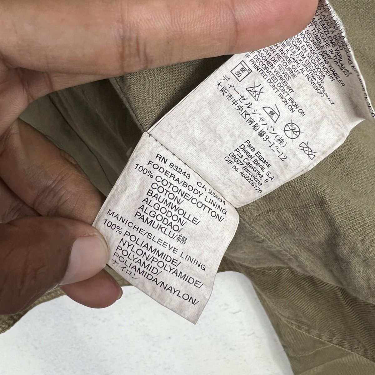 Diesel 🔥 Spring Summer Wind Diesel Parachute Jacket Size XS / US 0-2 / IT 36-38 - 18 Thumbnail