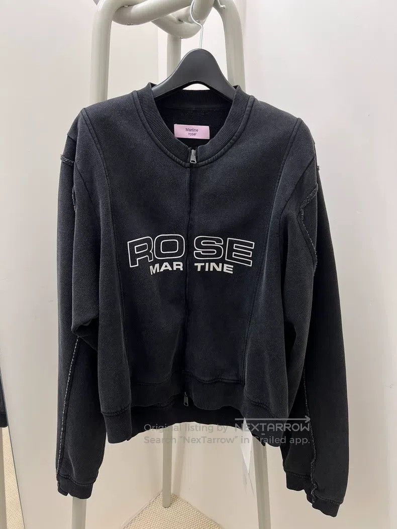 Martine Rose Martine Rose Black zippered sweatshirt Size US XS / EU 42 / 0 - 1 Thumbnail