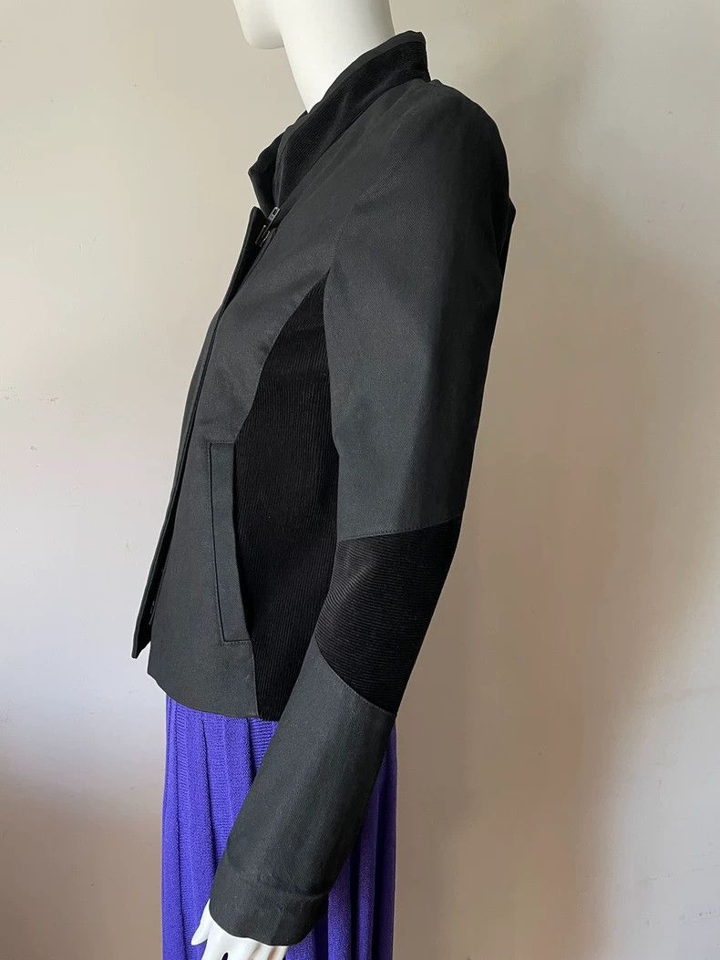 Helmut Lang HELMUT LANG Black patchwork simple fashion coat Size S / US 4 / IT 40 - 6 Thumbnail