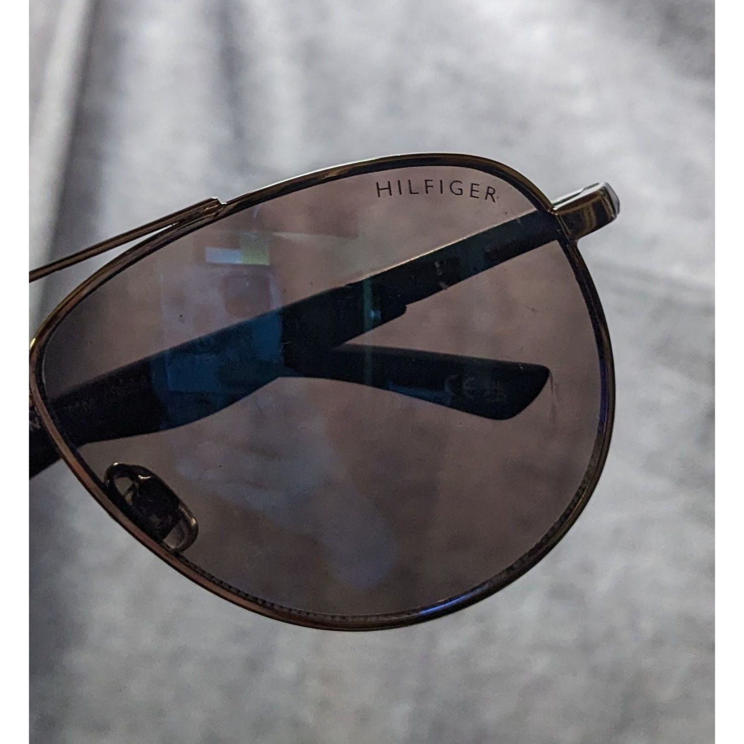 Tommy Hilfiger Tommy Hilfiger Lawrence OM587 Blue Aviator Sunglasses Size ONE SIZE - 6 Thumbnail