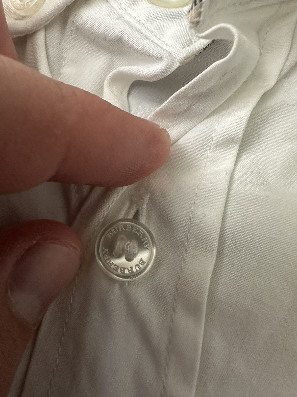 Burberry Burberry Brit White Shirt Button Ups Nova check hype Size US S / EU 44-46 / 1 - 7 Thumbnail