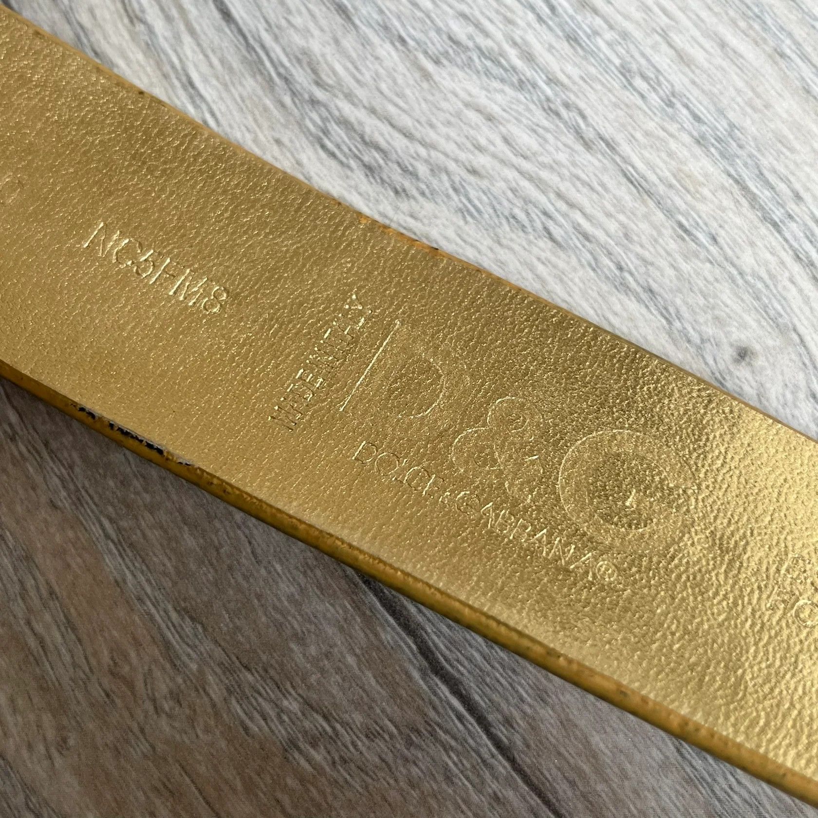 Dolce & Gabbana Dolce & Gabbana 2000's Gold Tone D&G Logo Belt Size ONE SIZE - 6 Thumbnail