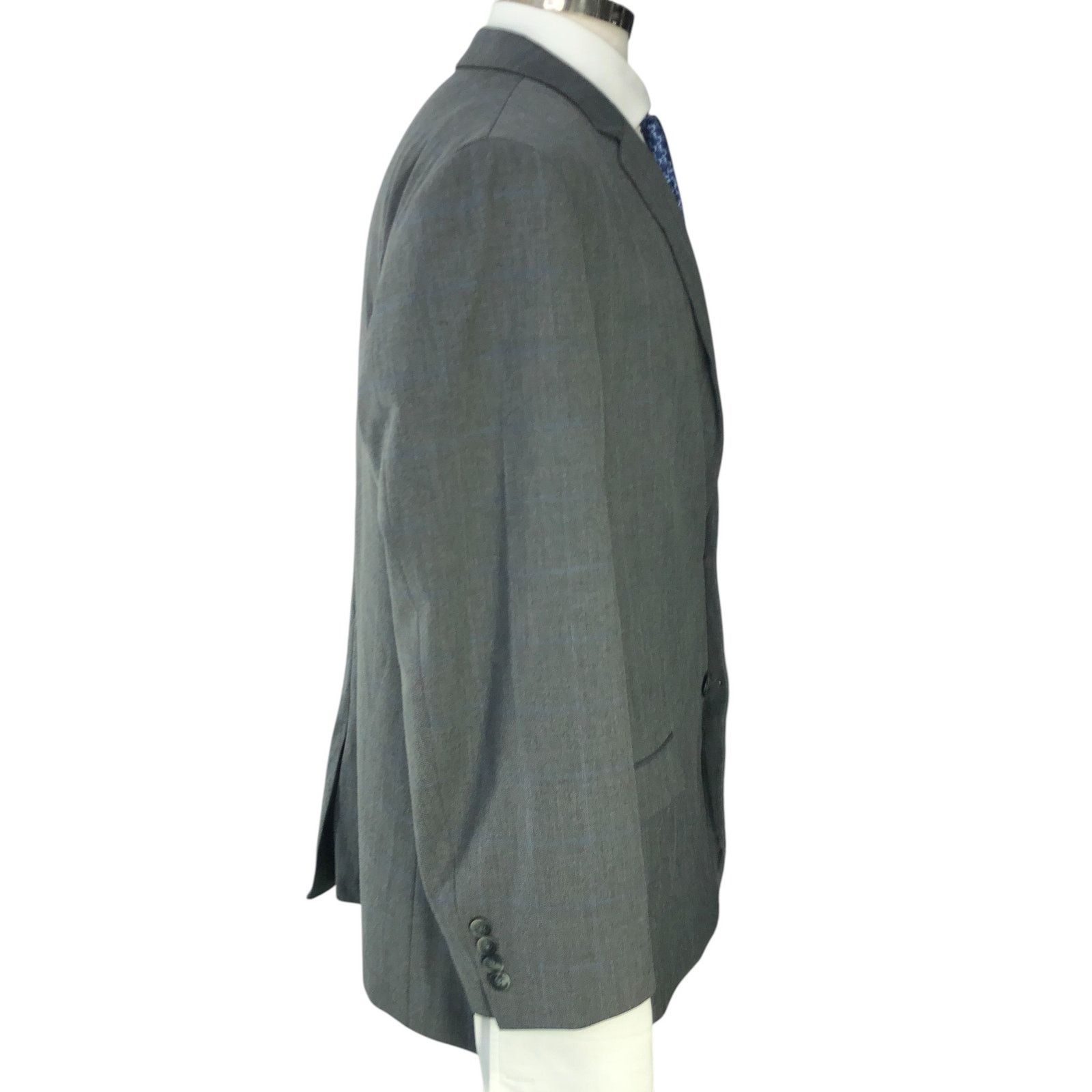 Ben Sherman Ben Sherman Sz 46R Sport Coat Jacket Blazer Burge Windowpane Size 46R - 11 Thumbnail