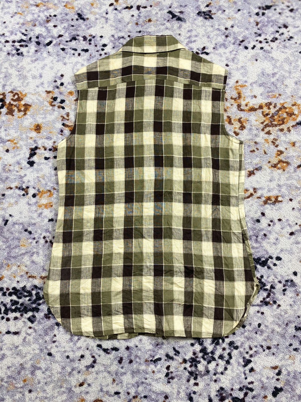 Margaret Howell × Vintage Margaret Howell vest flanel button up shirt Size US M / EU 48-50 / 2 - 4 Thumbnail